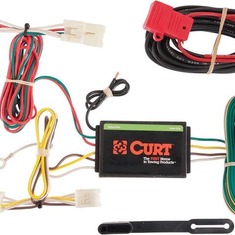 CURT 56165 Vehicle-Side Custom 4-Pin Trailer Wiring Harness, Fits Select Toyota RAV4 , Black