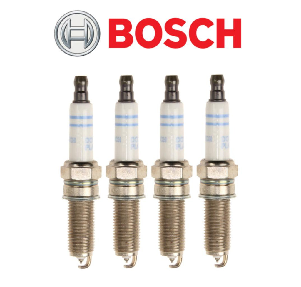 OEM Spark Plug Double Platinum 4Pcs Bosch for Mercedes C250 SLK250 12-15
