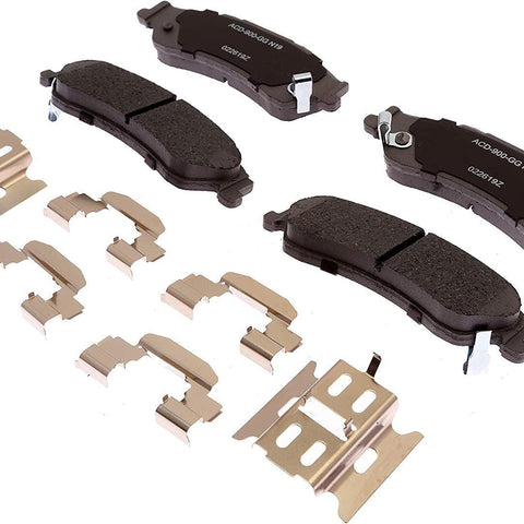 Advantage 14D729CHF1 Ceramic Rear Disc Brake Pad Set with Clips