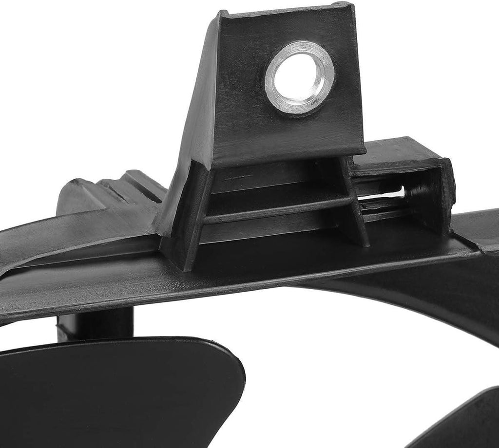 OEM-RF-0232 Factory Style Radiator Cooling Fan Assembly Cooling Efficiency Improved Direct Replacement [Compatible with 2002-2006 Sentra 1.8L],Black