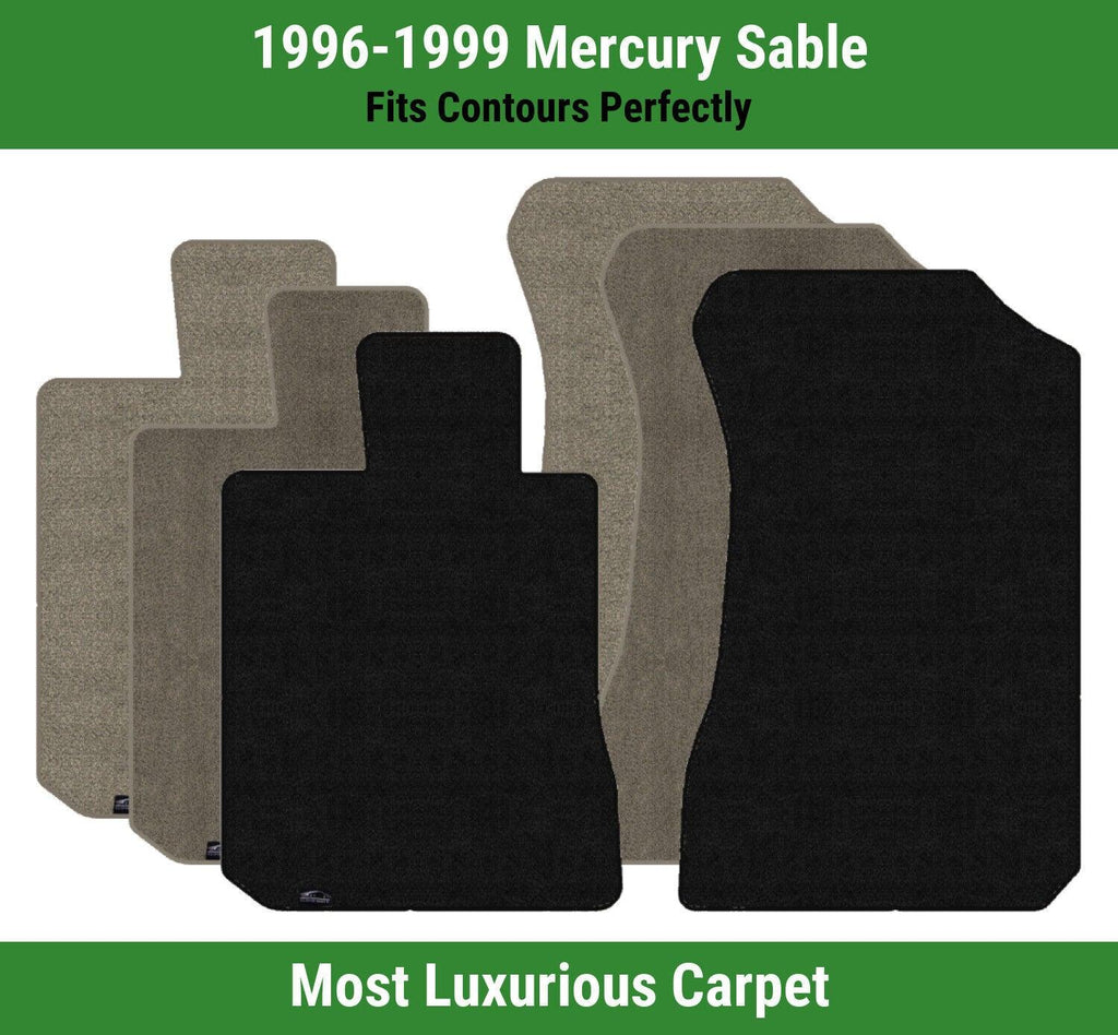 Lloyd Luxe Front Row Carpet Mats for 1996-1999 Mercury Sable