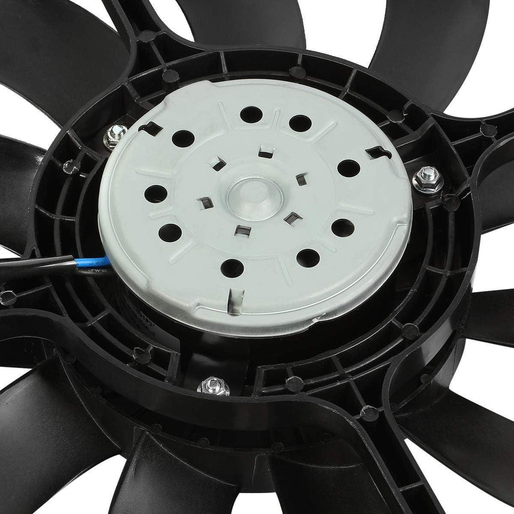 OEM-RF-0022 Factory Style Radiator Cooling Fan Assembly Cooling Efficiency Improved Direct Replacement [Compatible with 01-05 Santa Fe Left Position]