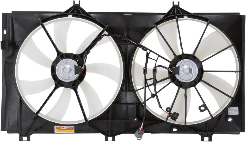 621300 Cooling Fan Assembly Compatible with 2007-2011 Toyota Camry , Black