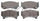 Advics AD0668: Disc Brake Pad Set
