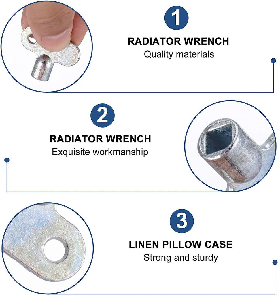 Plumbing Tools Plumbing Tools Square Tool Radiator Valve Keys, 10 Pack Bleeding Keys, Valve Loose Keys for Radiators and Faucet () Plumbing Tools Square Tool Square Tool