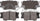ADVICS AD1212 Disc Brake Pad Set