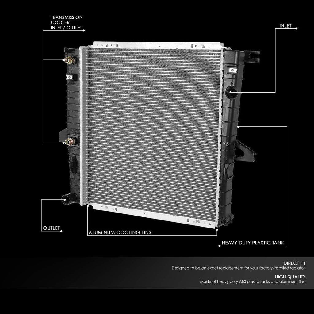 OEM-RA-2470 OE Style Aluminum Core Radiator DPI 2470 Compatible with 01-10 Mazda B2300 / 01-12 Ranger at MT, 20-13/16" W, 1-1/2" Inlet, 1-1/2" Outlet