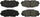 Centric 106_12100 Brake Pad Set