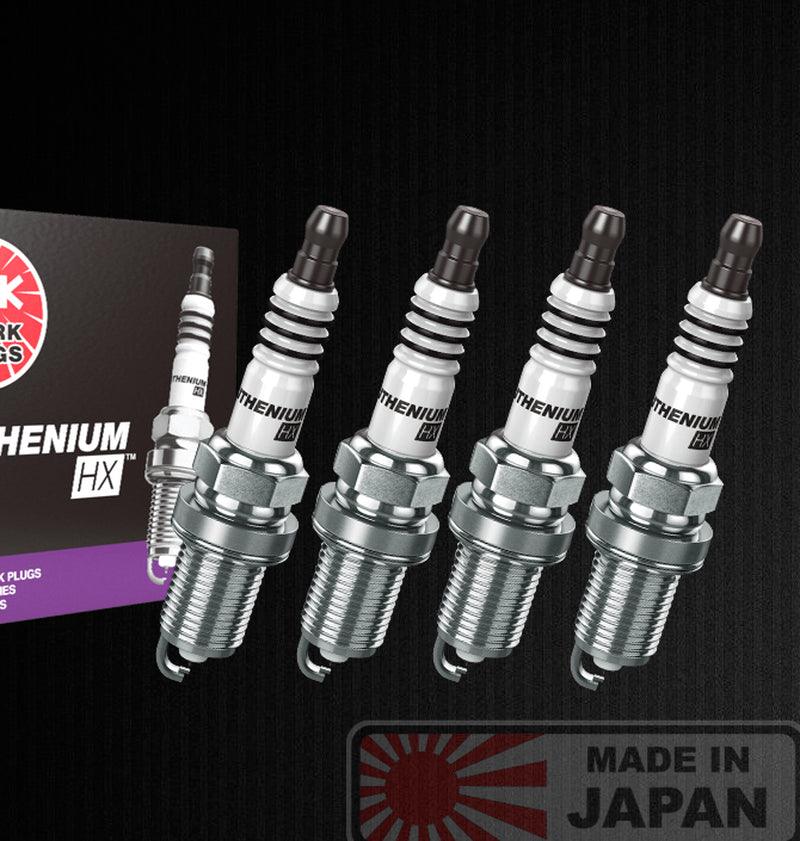 NGK (91356) LKR6AHX Ruthenium HX Spark Plug - Set of 4