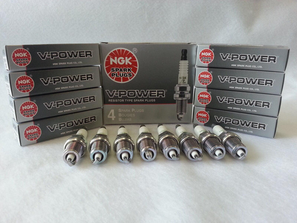 8-New NGK V-Power Copper Spark Plugs BKR7ES11 #4952 Made in Japan