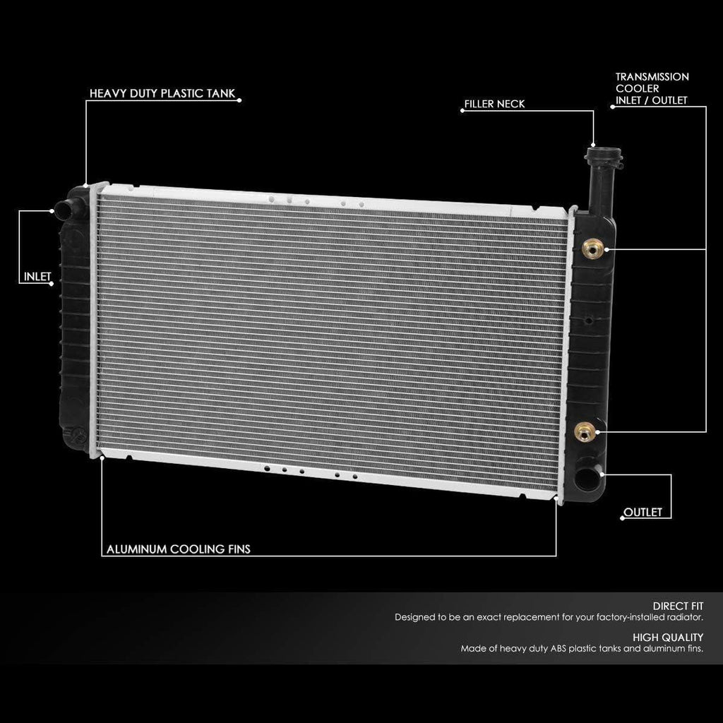 OEM-RA-2716 Factory Style Aluminum Cooling Radiator Replacement Compatible with 03-05 Express/Savana 1500 2500 AT/MT, 30-7/16" W X 17-1/4" H X 1" D, 1-5/16" Inlet / 1-5/16" Outlet