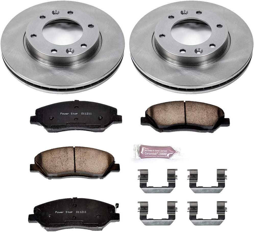 KOE4664 Autospecialty Front Replacement Brake Kit-Oe Brake Rotors & Ceramic Brake Pads