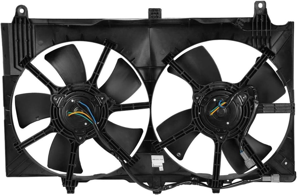 OEM-RF-0245 Factory Style Radiator Cooling Fan Assembly Cooling Efficiency Improved Direct Replacement [Compatible with 2003-2007 G35 / 2003-2006 350Z]