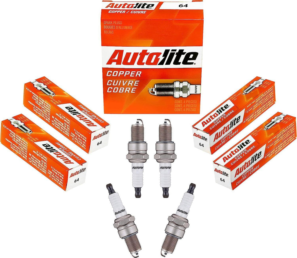 64 Copper Resistor Automotive Replacement Spark Plugs (4 Pack)