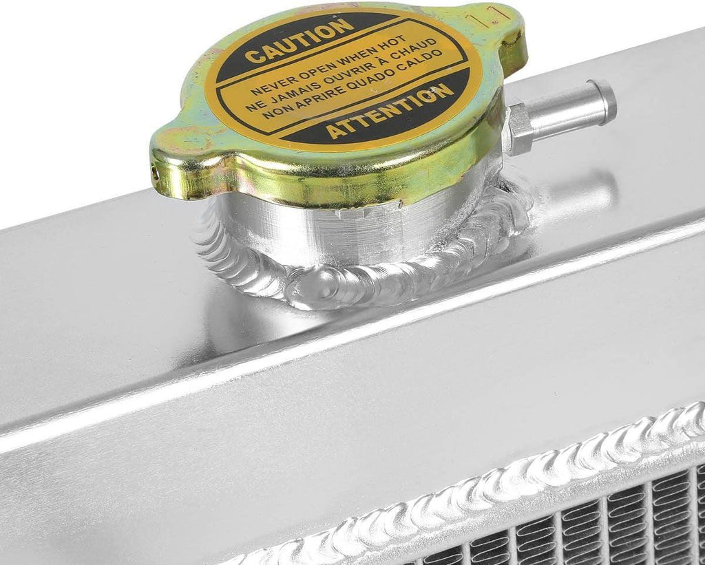 RA-WILLYS-41-3 3-Row Full Aluminum Radiator 20.25" X 20.5" X 5.5" [Compatible with 41-52 Jeep Willys]