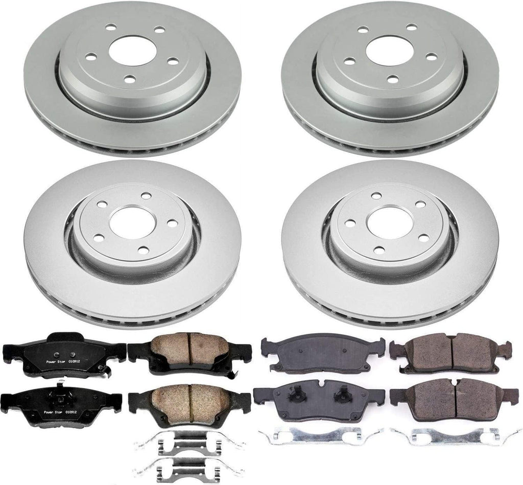 CRK7136 Front and Rear Z17 Evolution Geomet® Coated Brake Kit