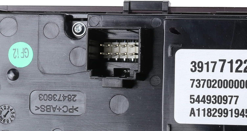 GM Original Equipment 15-76009 Jet Black Heating and Air Conditioning Control Panel