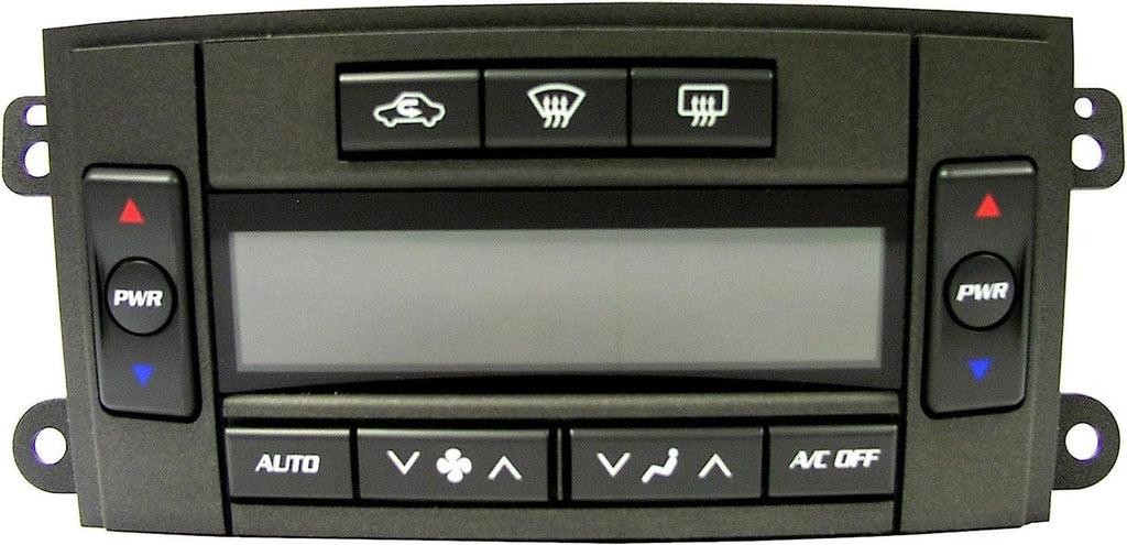 15-72893 GM Original Equipment Dark Gray Metallic Heating/Air Conditioning Control Panel