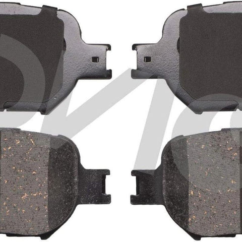 ADVICS AD0817 Disc Brake Pad Set, Black