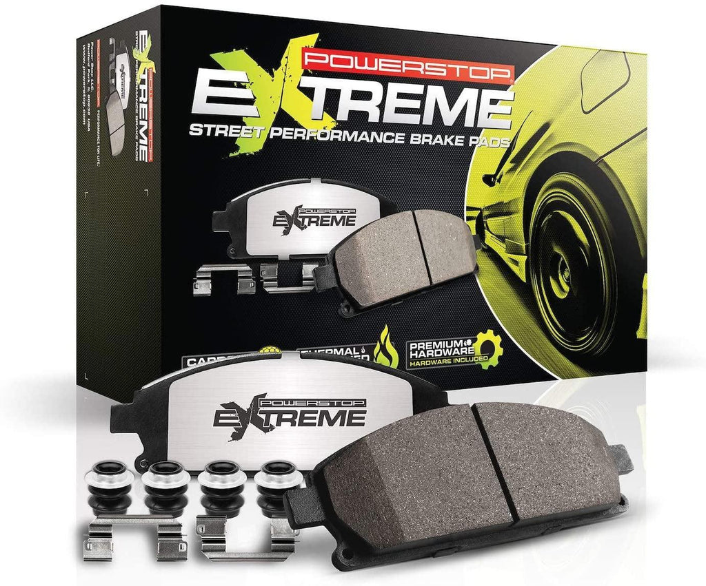 Power Stop Rear Z26-1053 Carbon-Fiber Ceramic Brake Pads Street Performance Z26