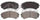 ADVICS AD0867 Disc Brake Pad Set