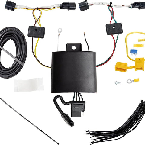 118838 T-One® T-Connector Harness, 4-Way Flat, W/Circuit Protected Modulite® HD Module, Compatable with 2021-2023 KIA Sorento Black