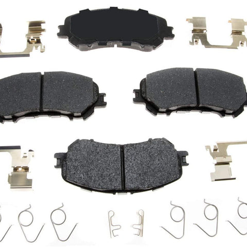 Gold 17D1737CH Ceramic Front Disc Brake Pad Set