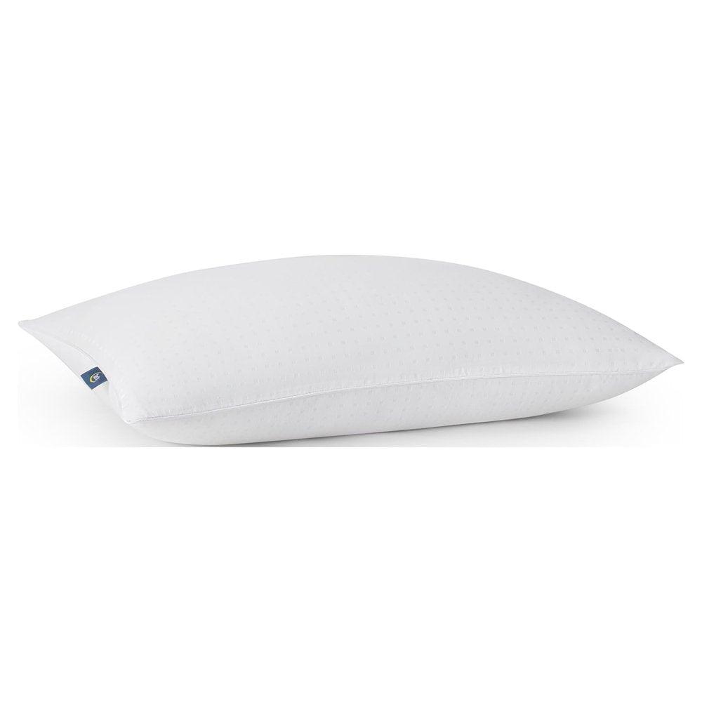 pedic Won'T Go Flat Bed Pillow, Standard/Queen