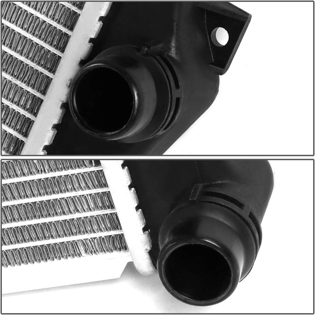 OEM-RA-13212 1-Row OE Style Aluminum Cooling Radiator Compatible with 08-16 Jetta / 09-15 Quattro Not Fit Diesel Models 25-9/16" W X 17-9/16" H X 1-1/4" D, 1-1/4" Inlet, 1-1/4" Outlet