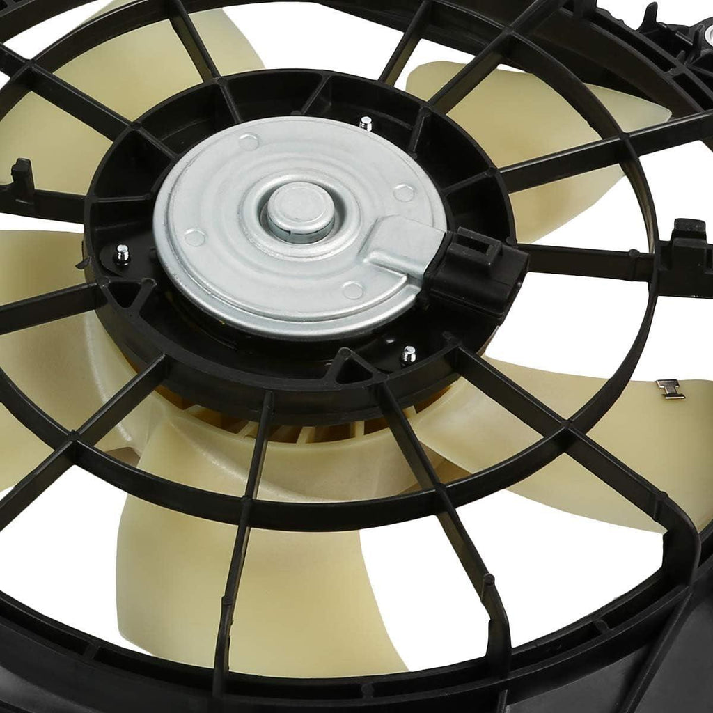 OEM-RF-0132 Factory Style Radiator Cooling Fan Assembly Cooling Efficiency Improved Direct Replacement [Compatible with 12-15 Chevy Camaro - 6.2L] Black