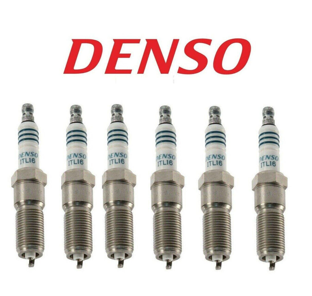 Set of 6 Iridium Spark Plugs Denso 5349 for Chrysler Dodge Jeep Saturn VW