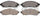 ADVICS AD1548 Disc Brake Pad Set