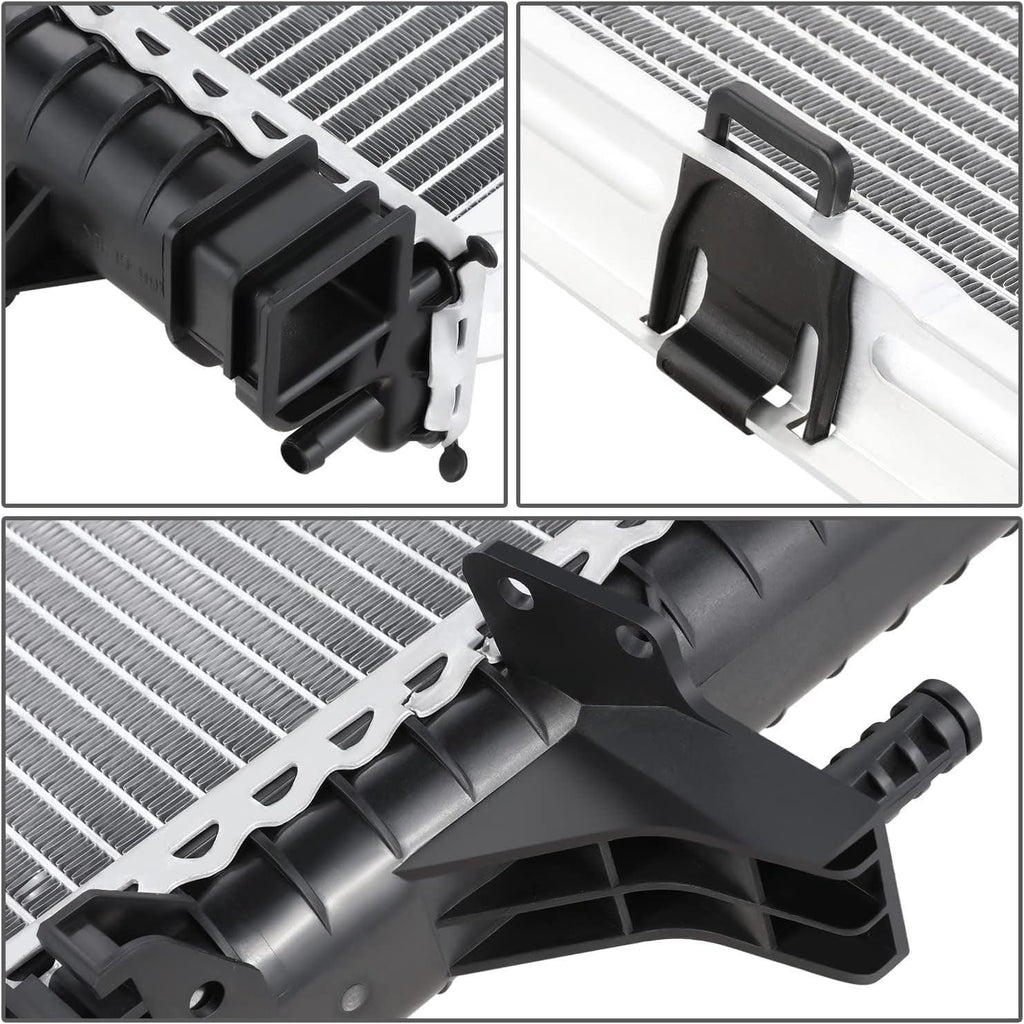 OEM-RA-13013 OE Style 2-Row Aluminum Cooling Radiator Compatible with 2007-2010Audi Q7