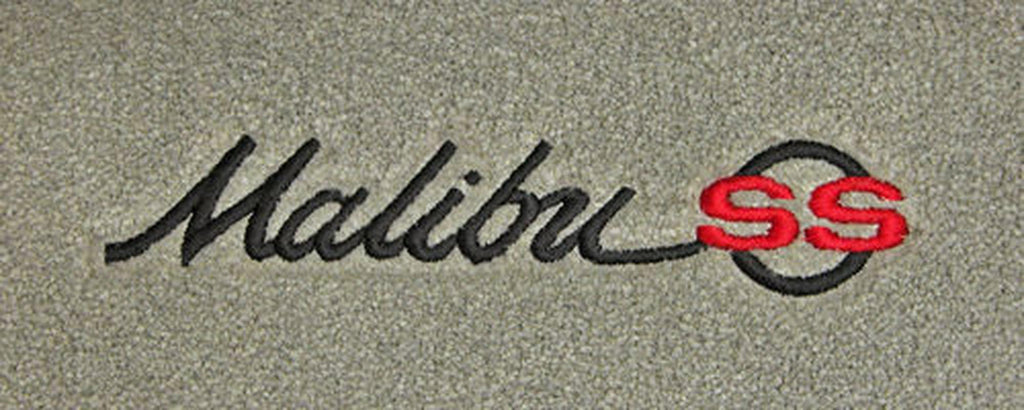 Lloyd Classic Loop Front Mats for '68-69 Chevy Malibu W/Black/Red Malibu SS