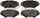 ADVICS AD1009 Disc Brake Pad Set