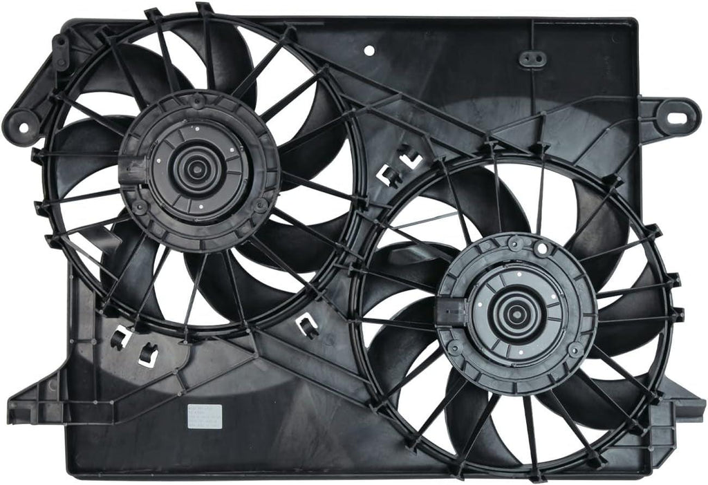621160 Cooling Fan Assembly Compatible with 2005-2008 Chrysler 300, Black
