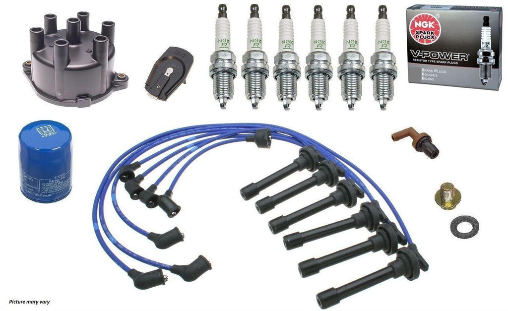 Tune-Up Kit Cap Rotor NGK Wires-Spark Plug PCV FOR1998-1999 Honda Accord V63.0LL