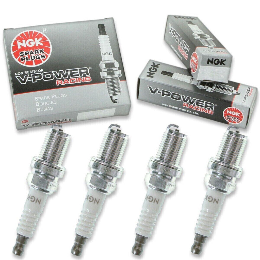 NGK (3442) R5673-9 Racing Spark Plug - Set of 4