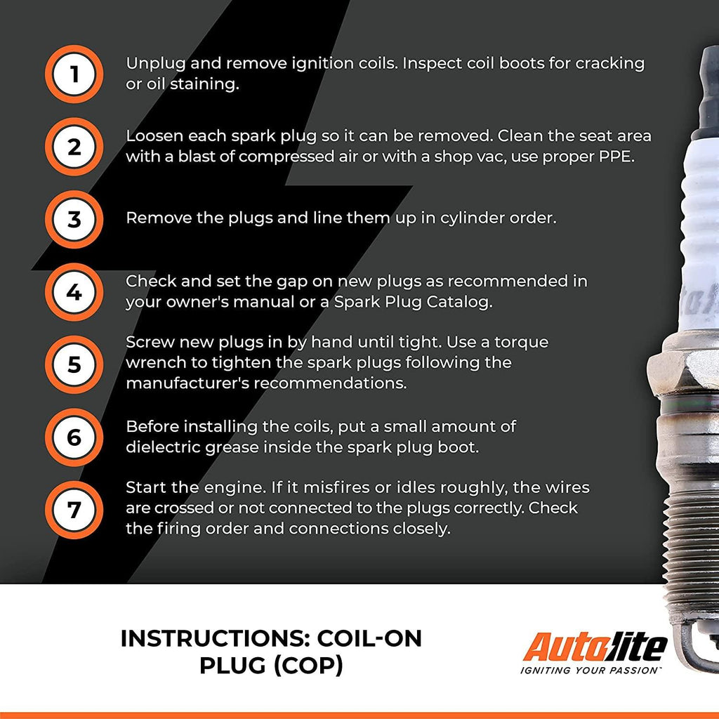 Autolite Iridium XP Automotive Replacement Spark Plugs, XP5703 (4 Pack)