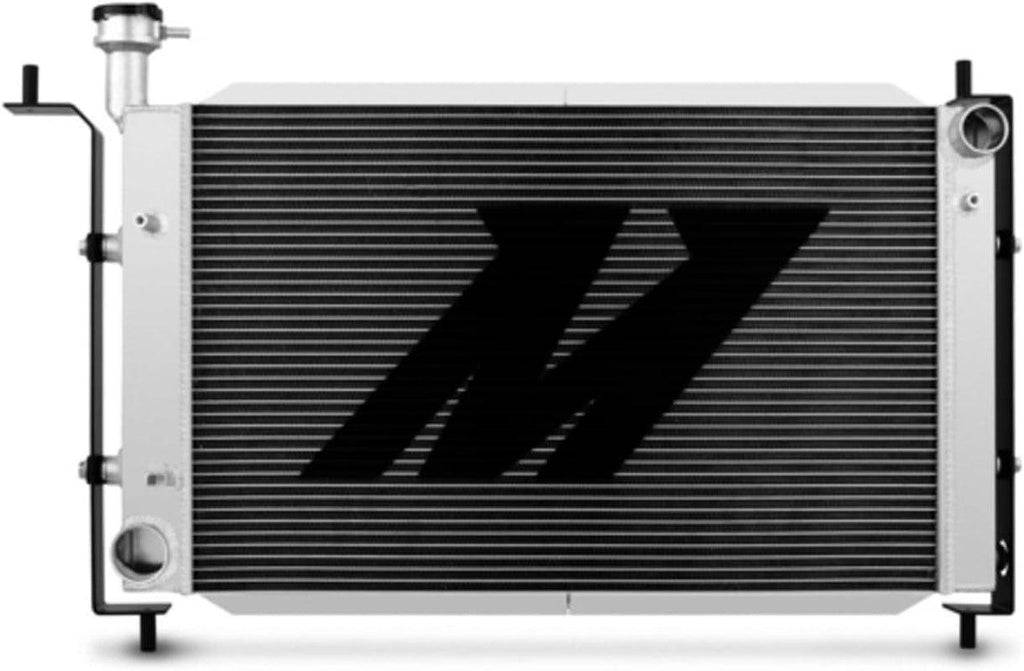 MMRAD-MUS-94B Bracketed Aluminum Radiator Compatible with Ford Mustang 1994-2004 Silver