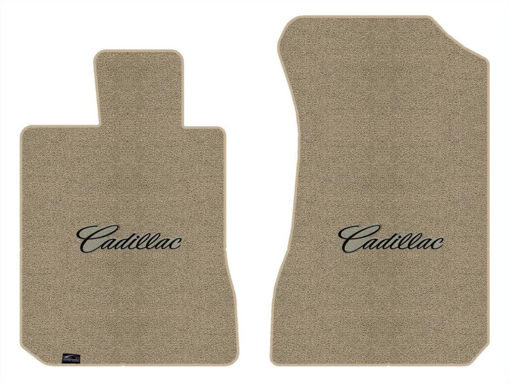 Lloyd Classic Loop Front Mats for '65-66 Cadillac Calais W/Black on Tan Cadillac