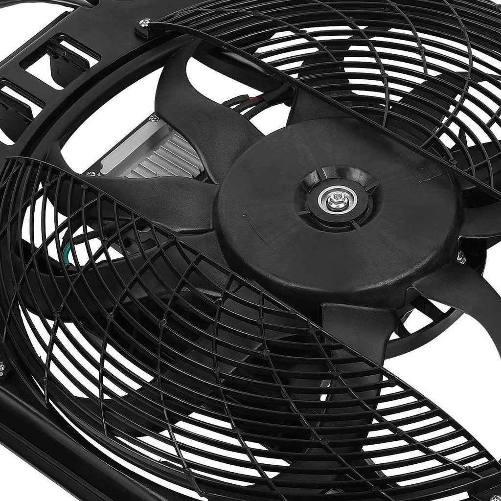 OEM-RF-0060 Factory Style Radiator Cooling Fan Assembly Cooling Efficiency Improved Direct Replacement [Compatible with 01-03 BMW 525I / 99-00 528I / 01-03 530I]