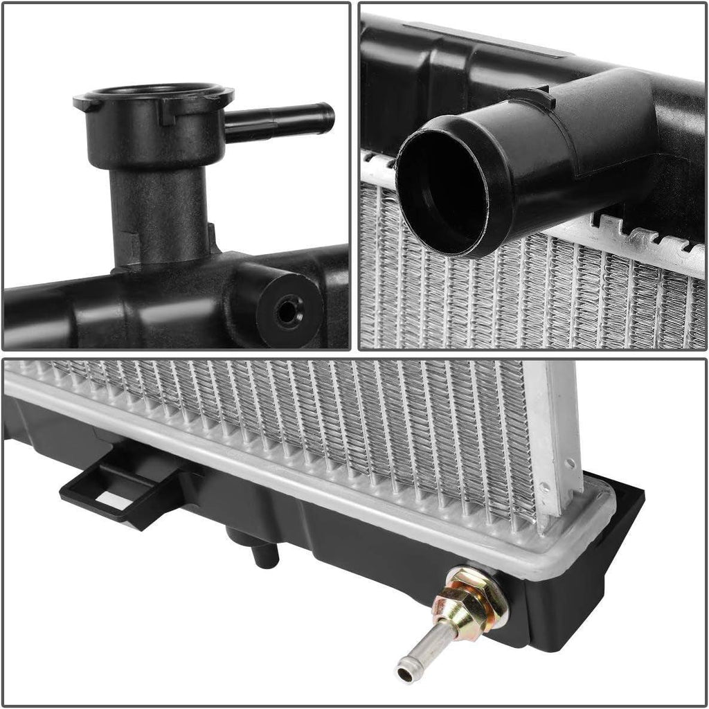 OEM-RA-13431 OE Style Aluminum Cooling Radiator Compatible with 14-18 Rogue AT/MT,29-1/8" W X 16-1/16" H X 5/8" D,1/3/8" Inlet / 1-3/8" Outlet