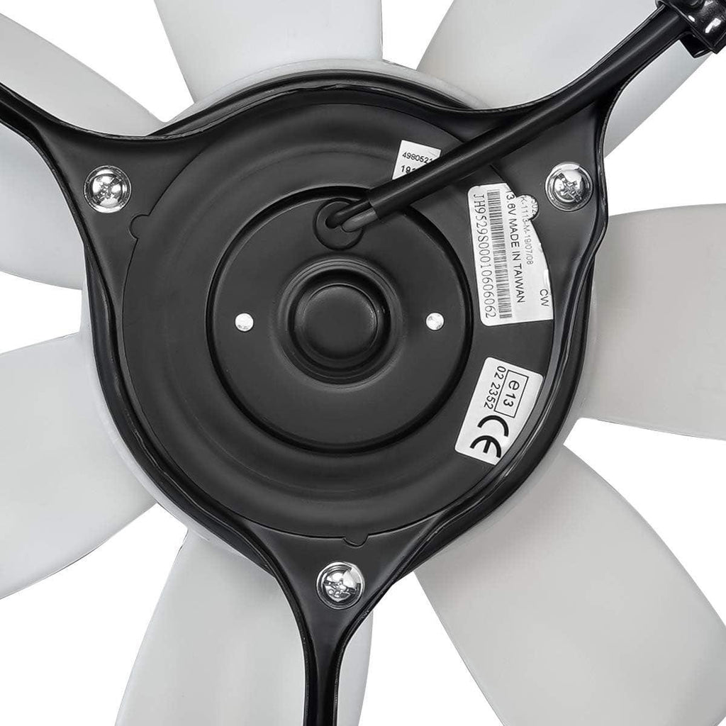 OEM-RF-0269 Factory Style Radiator Cooling Fan Assembly Cooling Efficiency Improved Direct Replacement [Compatible with Toyota RAV4 1996-2000] , Black