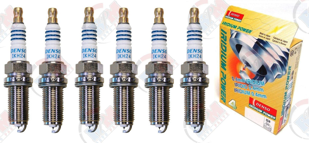 DENSO "IRIDIUM POWER" Spark Plugs IKH24 5346 (Set of 6)
