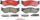 Front Disc Brake Pad Set for F-150 Heritage, F-150, Expedition+Mor