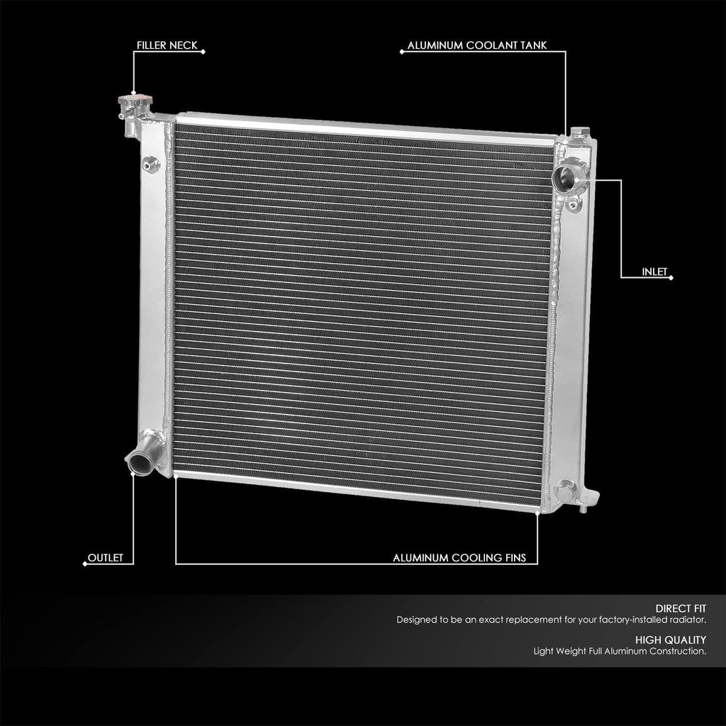 RA-300ZXT-2 2-Row Full Aluminum Radiator Compatible with 90-96 Nissan 300ZX Turbo
