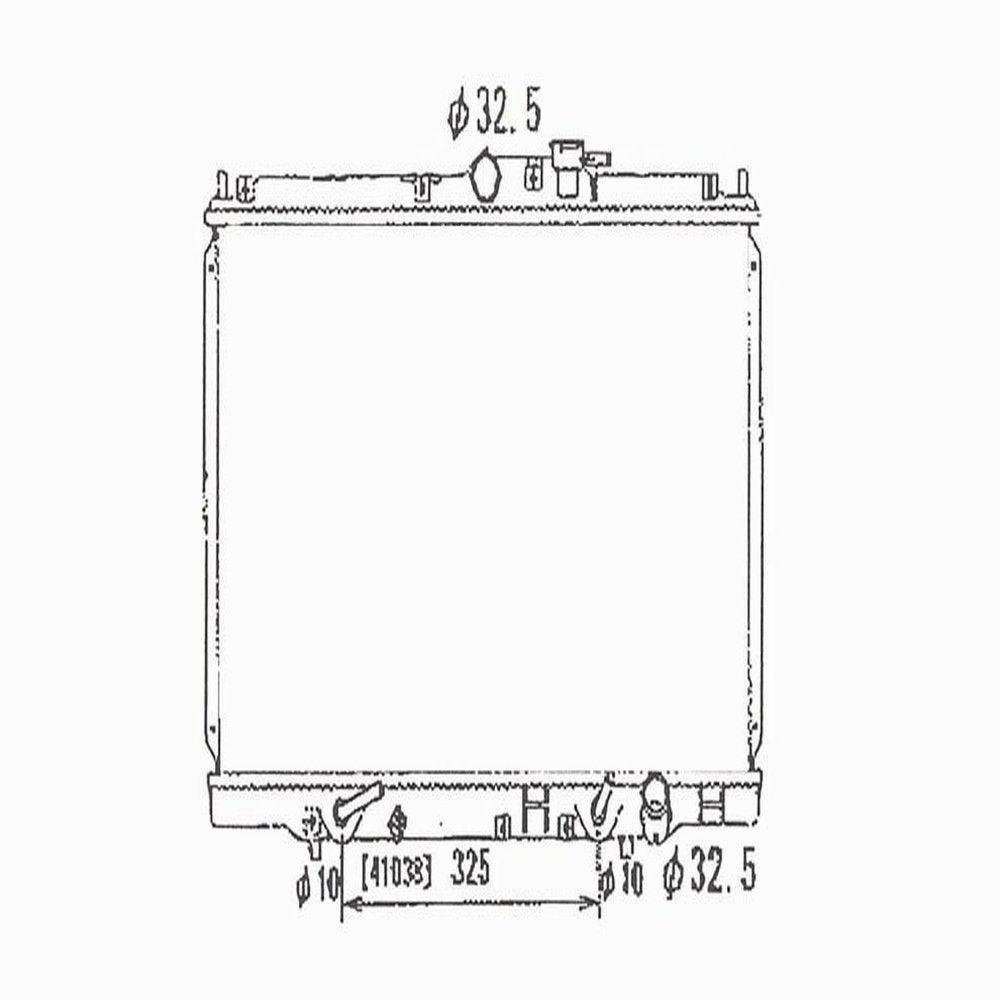 Radiator Fits 2000 Plymouth Voyager