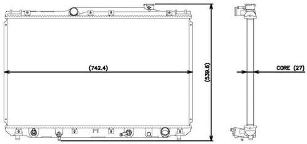 221-3100 Radiator