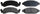 SGD375M Service Grade Semi-Metallic Disc Brake Pad Set
